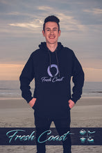 Load image into Gallery viewer, Men&#39;s Vintage Classic Signature Hoodie - Charcoal/Blue Shark
