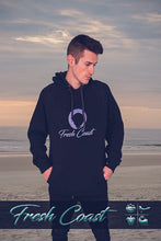 Load image into Gallery viewer, Men&#39;s Vintage Classic Signature Hoodie - Charcoal/Blue Shark
