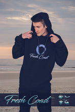 Load image into Gallery viewer, Men&#39;s Vintage Classic Signature Hoodie - Charcoal/Blue Shark
