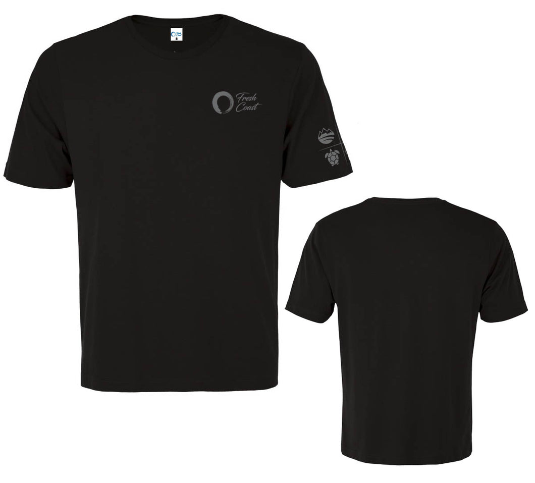 Men's Classic Crew-Neck Signature Tee - Black/Granite
